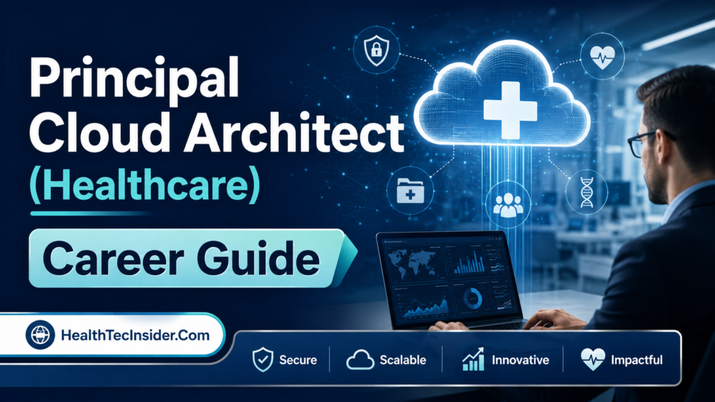 Principal Cloud Architect Healthcare Career Guide – cloud architecture, healthcare technology and enterprise infrastructure