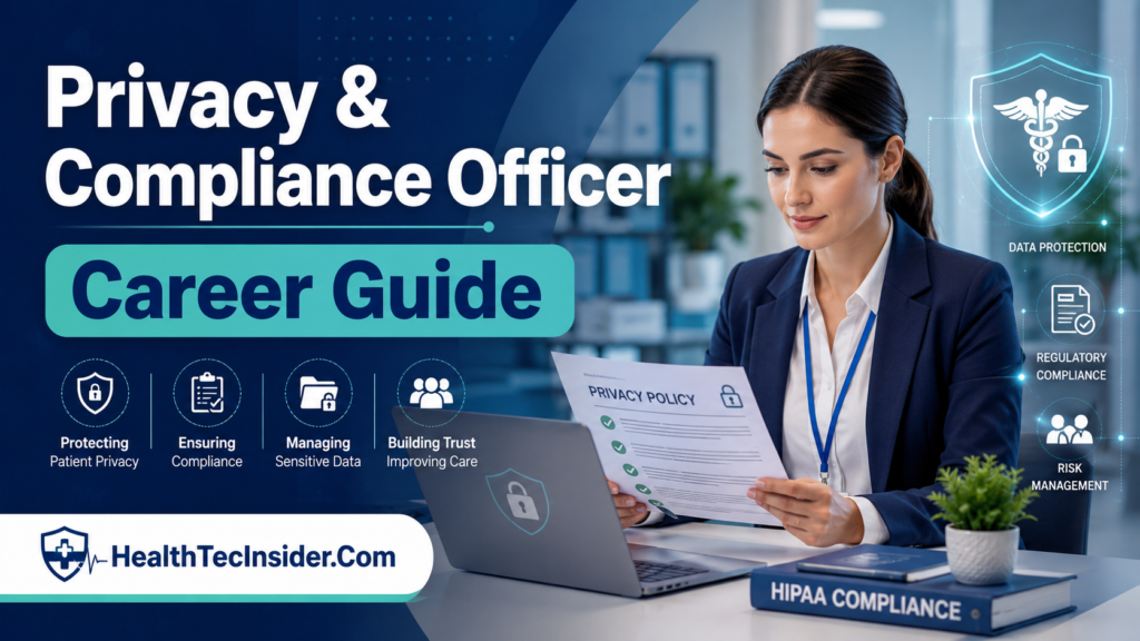 A complete beginner career guide of healthcare privacy & compliance officer