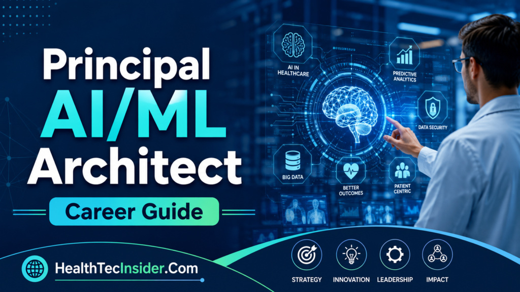 Healthcare Principal AI/ML Architect career guide with artificial intelligence, machine learning, healthcare data and cloud architecture