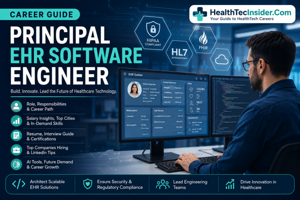 HealthTech Principal EHR Software Engineer Career Guide